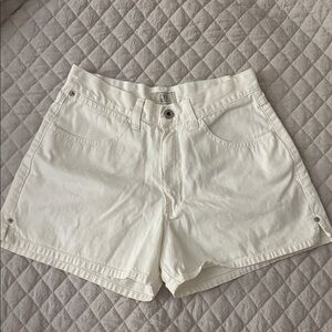 GAP Women's Cream Jean Shorts, vintage